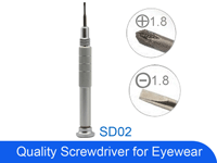 Screwdrivers for Eyewear and Eyeglasses
