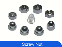 Screw Nuts With 1.2 and 1.4 Diameter