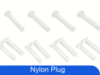 Nylon Plug for Rimless Glass
