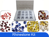 Premium Rhinestone Kit with 12 storages