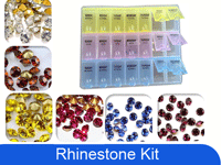 Premium Rhinestone Kit with 21 storages