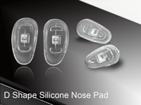 Silicone Nose Pads D Shape