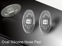 Silicone Nose Pads "Oval"Shape