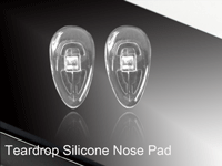 "Teardrop" Silicone Nose Pads